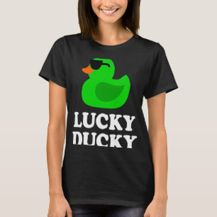 Rubber Duck Sunglasses Lucky Ducky Cool Animal Gra T-Shirt