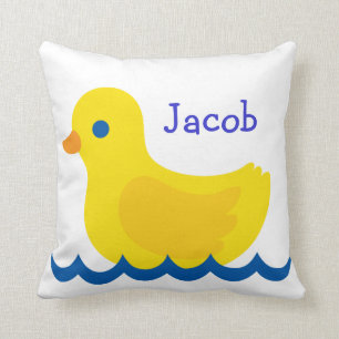 Rubber Duck Throw Pillow