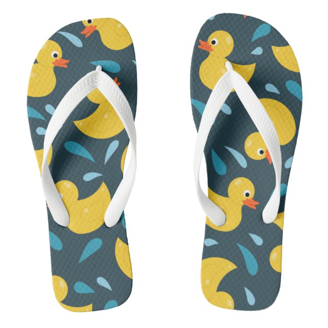Rubber duck toy flip flops (Footbed)