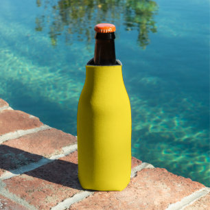 Rubber Duck Toy Yellow Autumn Fall Solid Colour Bottle Cooler