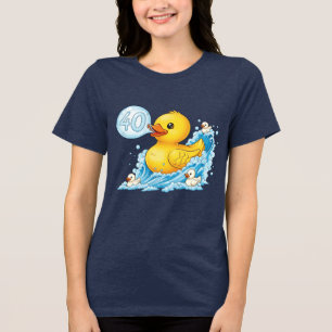 Rubber duck with bubble 40 bingo shirt