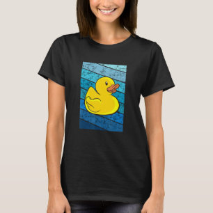 Rubber Duck Yellow Rubber Ducks Retro Vintage Rubb T-Shirt