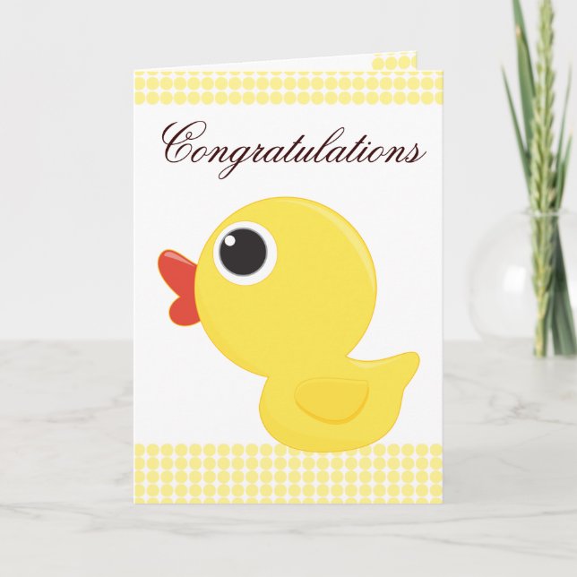 Rubber Duckie Card (Front)