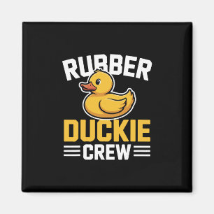 Rubber Duckie Crew Funny Duck Animal Cute Kawaii D Magnet