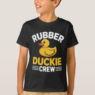 Rubber Duckie Crew Funny Duck Animal Cute Kawaii D T-Shirt