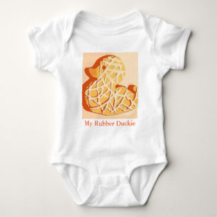Rubber Duckie Pop Art Baby Bodysuit
