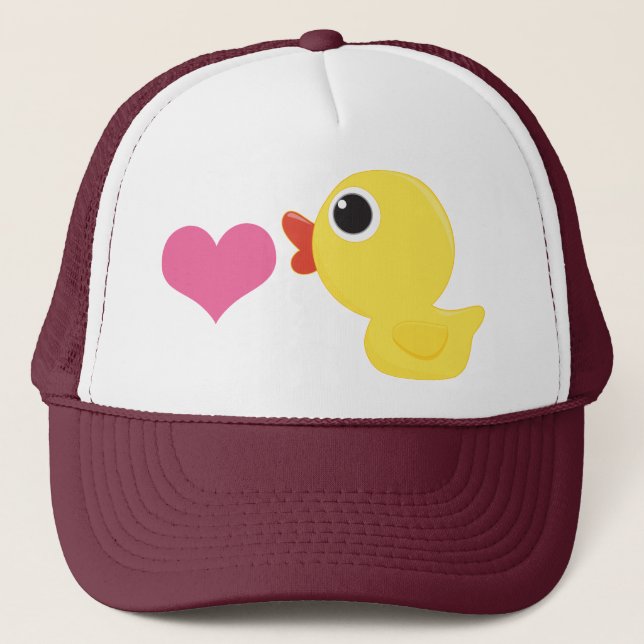 Rubber Duckie Trucker Hat (Front)