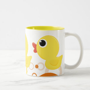 Rubber Duckie Two-Tone Coffee Mug