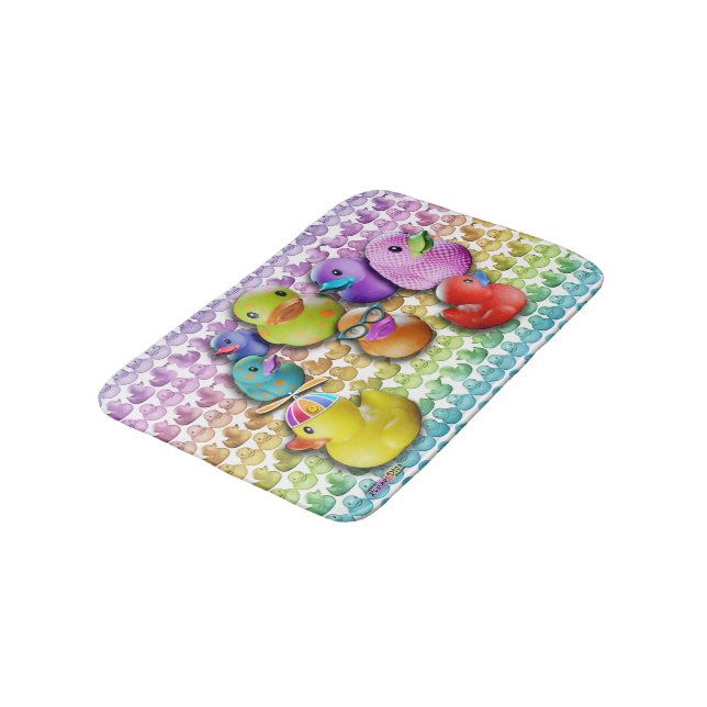 RUBBER DUCKIES BATH MAT (Angled)