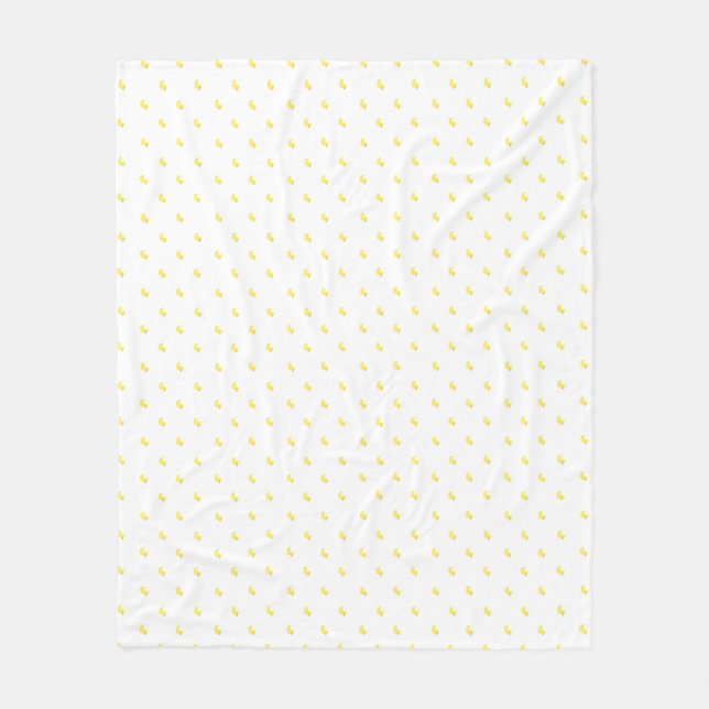 Rubber Duckies Fleece Blanket (Front)