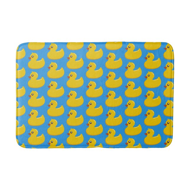 Rubber Duckies Pattern Bath Mat (Front)