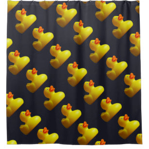 Rubber Duckies Shower Curtain