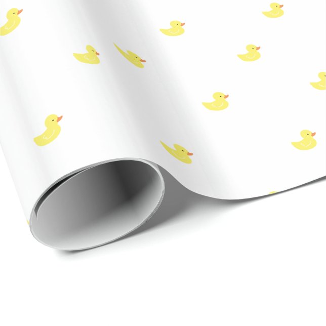Rubber Duckies Wrapping Paper (Roll Corner)