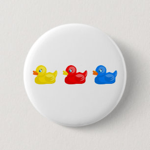 Rubber Ducks 2 Inch Round Button