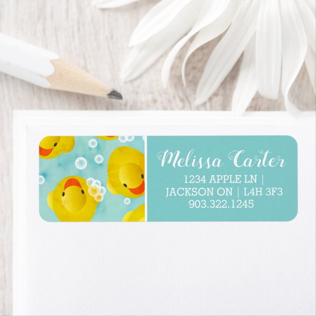 Rubber Ducks Bath Pattern (Insitu)