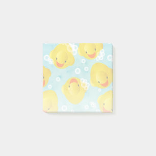 Rubber Ducks Bath Pattern Post-it Notes
