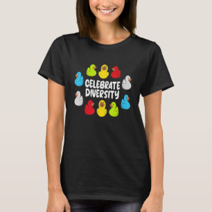 Rubber Ducks Celebrate diversity T-Shirt