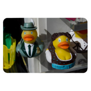 Rubber Ducks In Traditional Costumes Magnet