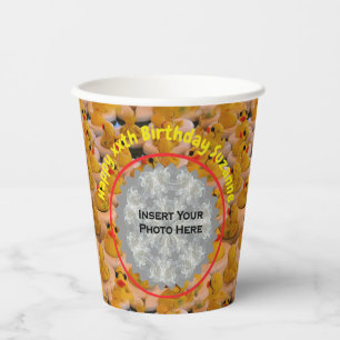 Rubber Ducks Personalized Photo Birthday Party Paper Cups