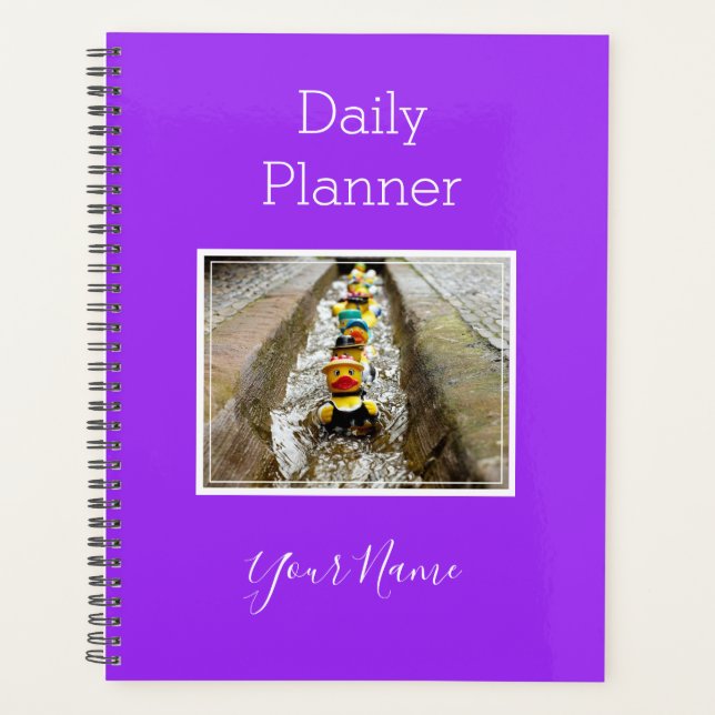 Rubber Ducks Photo Daily Planner - HAMbWG (Front)