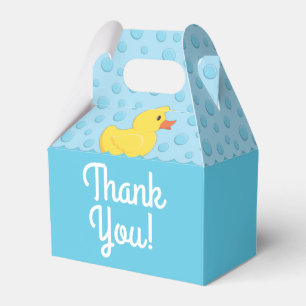 Rubber Ducky 1st Birthday Party Kids Baby Favor Box