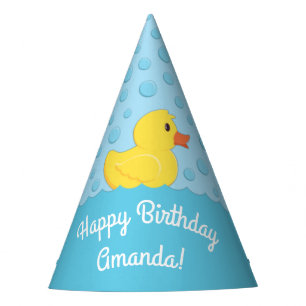 Rubber Ducky 1st Birthday Party Kids Baby Hat
