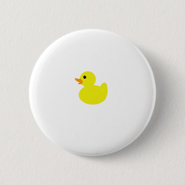Rubber Ducky 2 Inch Round Button (Front)