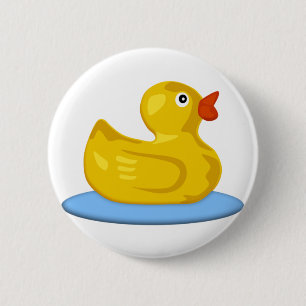 Rubber Ducky 2 Inch Round Button