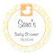 Rubber Ducky Baby Invitation or Favour Sticker