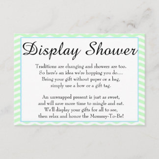 Rubber Ducky Baby Shower Display Shower Card