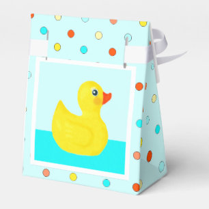 Rubber Ducky Baby Shower Favor Box
