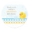 Rubber Ducky Baby Shower Favour Sticker