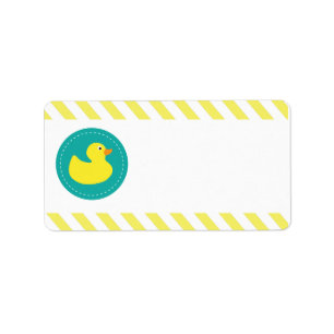 Rubber Ducky Blank Labels
