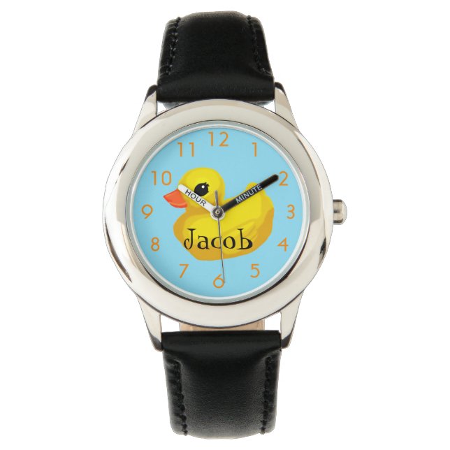 "Rubber Ducky" Custom Kid's Watch (Front)