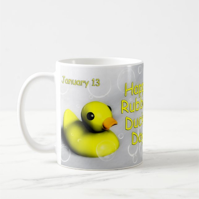 Rubber Ducky Day Mug ~ January 13 (Left)