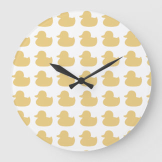 Rubber Ducky Design Large Clock
