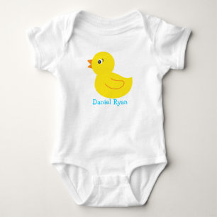 Rubber Ducky Duck Personalized Baby T-Shirt Bodysuit
