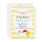 Rubber Ducky Duck Yellow Baby shower Invitation