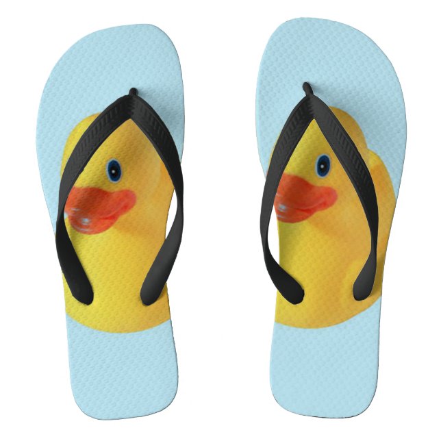 Rubber Ducky Flip Flops (Footbed)