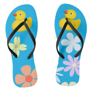 Rubber Ducky Flip Flops
