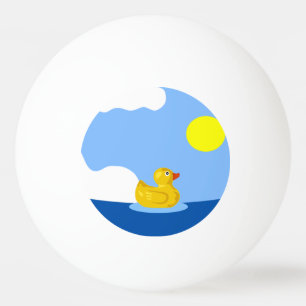 Rubber Ducky Goes for a Swim Ping Pong Ball