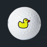 Rubber Ducky Golf Balls<br><div class="desc">Bring bathtime fun with you everywhere</div>