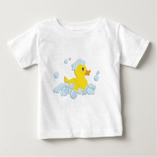 Rubber Ducky in Bubbles Baby T-Shirt