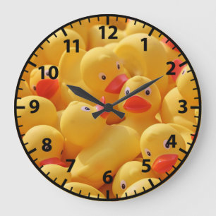 Rubber Ducky Kid's Bathroom Wall Clock