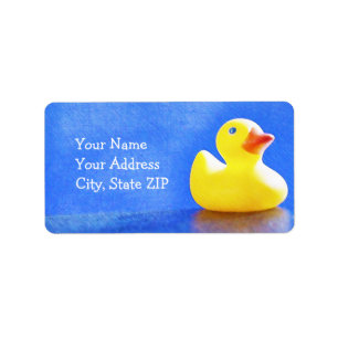 Rubber Ducky Label