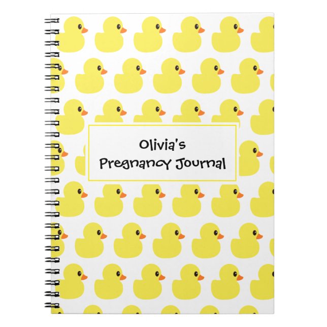 "Rubber Ducky" Notebook (Front)