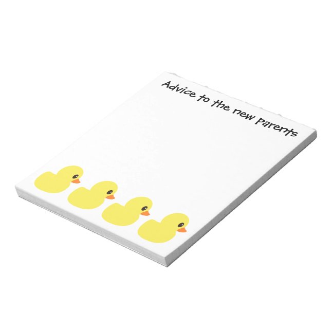 "Rubber Ducky" Notepad (Rotated)