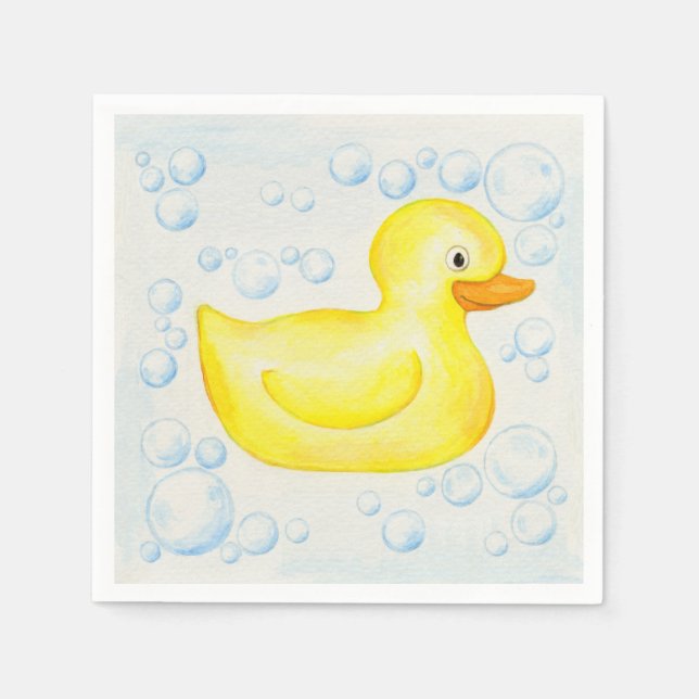 Rubber Ducky paper napkin (Front)