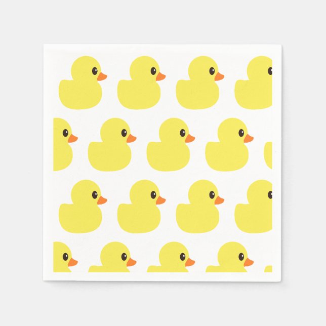 "Rubber Ducky" Paper Napkins (Front)