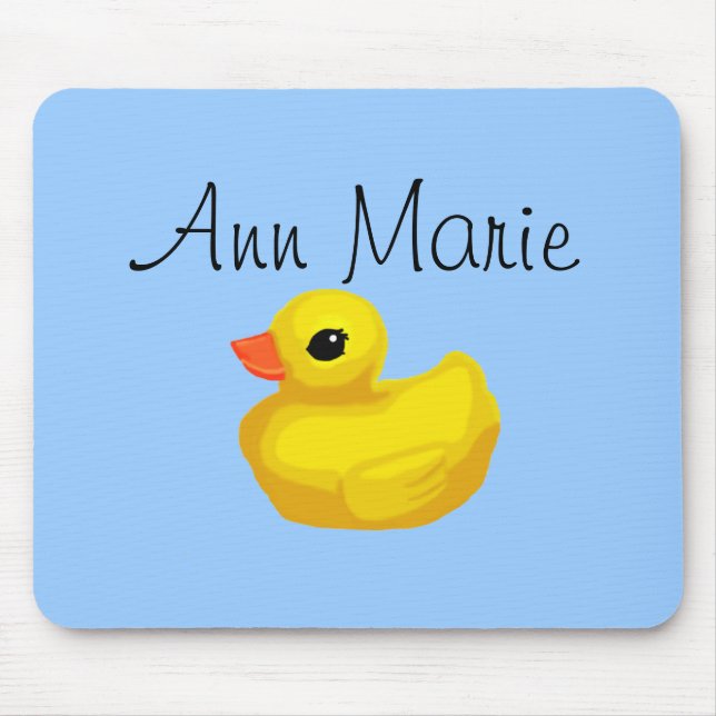Rubber Ducky Personalized Mousepad (Front)